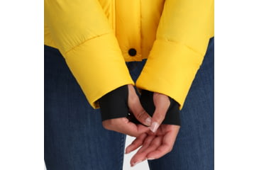 Image of Outdoor Research Coldfront Down Jacket - Womens, Saffron, Medium, 2832011187007