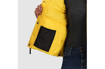 Image of Outdoor Research Coldfront Down Jacket - Womens, Saffron, Medium, 2832011187007