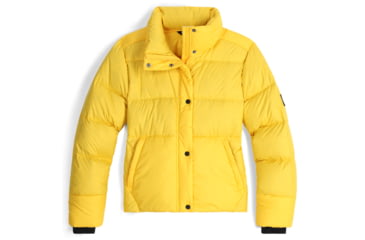 Image of Outdoor Research Coldfront Down Jacket - Womens, Saffron, Medium, 2832011187007