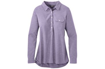 Image of Outdoor Research Coralie Long Sleeve Shirt - Women's, Fig, Medium 243720-1112007