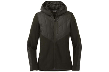 Image of Outdoor Research Cypress Full Zip Hoodie - Womens, Forest Hthr, Extra Large, 2714801636009