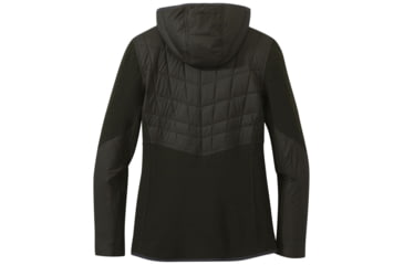 Image of Outdoor Research Cyprus Full Zip Hoody - Womens, Black Heather, Medium, 2714800012007