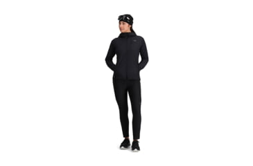 Image of Outdoor Research Deviator Hoodie - Womens, Solid Black, Medium, 3004741677-M