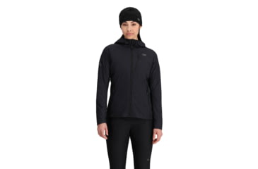 Image of Outdoor Research Deviator Hoodie - Womens, Solid Black, Medium, 3004741677-M