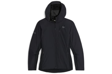 Image of Outdoor Research Deviator Hoodie - Womens, Solid Black, Medium, 3004741677-M