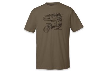 Image of Outdoor Research Dirtbag RV Tech Tee - Men's-Walnut/Black-Small