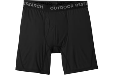 Image of Outdoor Research Echo Boxer Briefs - Mens, Black, Small, 2876300001006