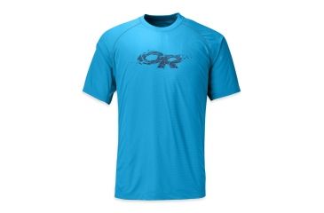 Image of Echo Graphic Tee - Mens-Hydro/Night-Large