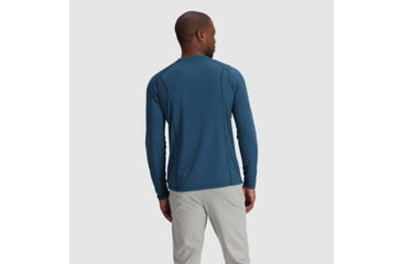 Image of Outdoor Research Echo Long Sleeve Tee - Mens, Harbor, Small, 2876272447006