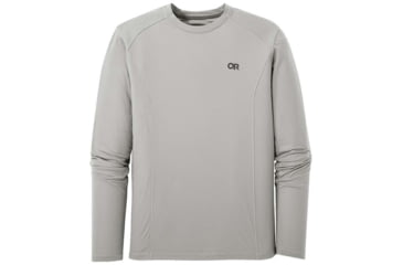 Image of Outdoor Research Echo Long Sleeve Tee - Mens, Pebble, Small, 2714481569006