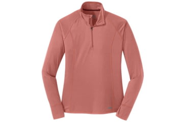 Image of Outdoor Research Echo Quarter Zip - Womens, Alpenglow, Medium, 2714730562007