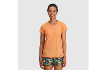 Image of Outdoor Research Echo T-Shirt - Womens, Orange Fizz, XL, 2876582279009