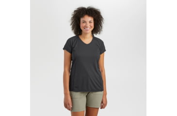 Image of Outdoor Research Echo T-Shirt - Womens, Storm, M, 2876581288007