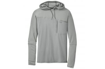 Image of Outdoor Research Ensenada Sun Hoody, Men's, Alloy, S 244048-alloy-S