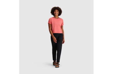 Image of Outdoor Research Essential Boxy Tee - Womens, Rhubarb Heather, XL, 3002622408009