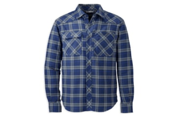Image of Outdoor Research Feedback Flannel Shirt - Men's-Brick-Medium