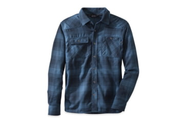 Image of Outdoor Research Feedback Flannel Shirt - Men's-Dusk/Night-Small