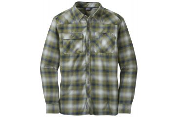Image of Outdoor Research Feedback Flannel Shirt - Men's-Night/Hops-Small