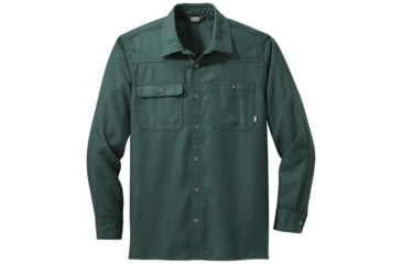 Image of Outdoor Research Feedback Flannel Shirt - Mens, Fir, Medium, 2428621858007