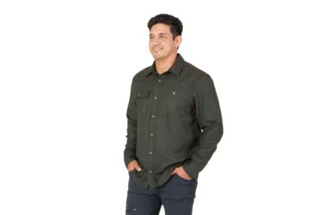 Image of Outdoor Research Feedback Flannel Shirt - Mens, Forest, Medium, 2428620600007