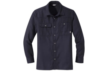 Image of Outdoor Research Feedback Flannel Shirt - Mens, Ink, 2XL, 2428621565010