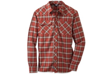 Image of Outdoor Research Feedback Flannel Shirt - Mens-Taos-Large