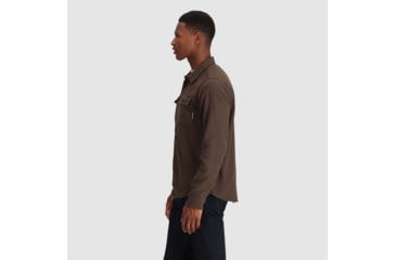 Image of Outdoor Research Feedback Flannel Twill Shirt - Mens, Hickory, 3XL, 3005132443011