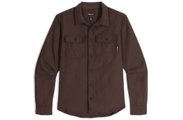 Image of Outdoor Research Feedback Flannel Twill Shirt - Mens, Hickory, 3XL, 3005132443011