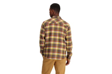 Image of Outdoor Research Feedback Flannel Twill Shirt - Mens, Hickory Plaid, 3XL, 3005132607011