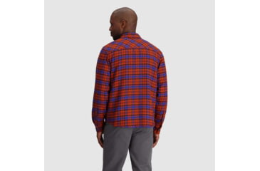 Image of Outdoor Research Feedback Flannel Twill Shirt - Mens, Terra Plaid, 2XL, 3005132606010