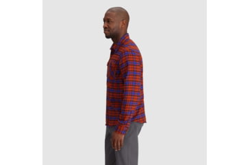 Image of Outdoor Research Feedback Flannel Twill Shirt - Mens, Terra Plaid, 2XL, 3005132606010