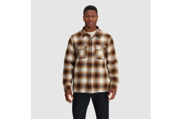 Image of Outdoor Research Feedback Shirt Jacket - Mens, Bronze, 2XL, 3005122442010