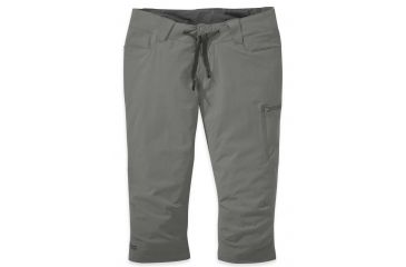 Image of Outdoor Research Ferrosi Capris - Women's, 6 US, 17 in Inseam, Pewter, 244117-0008295