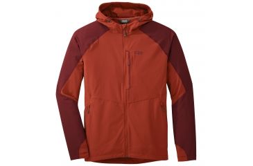 Image of Outdoor Research Ferrosi Hooded Jacket, Men's, Diablo/Taos, XL 250094-diablo/taos-XL