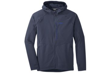 Image of Outdoor Research Ferrosi Hooded Jacket - Mens, Naval Blue, Small, 2500941289006