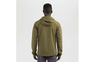 Image of Outdoor Research Ferrosi Hoodie - Mens, Loden, Large, 2691711943008