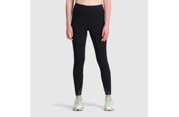 Image of Outdoor Research Ferrosi Hybrid Leggings - Womens, Black, S, 3002640001006