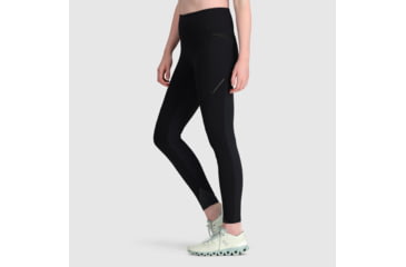 Image of Outdoor Research Ferrosi Hybrid Leggings - Womens, Black, S, 3002640001006