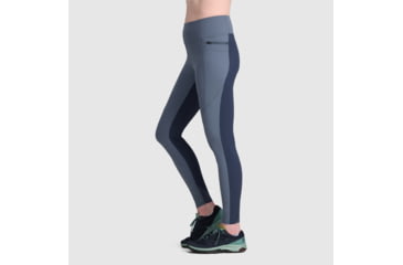 Image of Outdoor Research Ferrosi Hybrid Leggings - Womens, Dawn/Naval Blue, S, 3002642596006