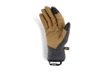 Image of Outdoor Research Flurry Driving Gloves - Mens, Charcoal, Small, 3005530890006