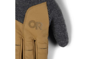 Image of Outdoor Research Flurry Driving Gloves - Mens, Charcoal, Small, 3005530890006
