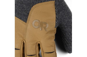 Image of Outdoor Research Flurry Driving Gloves - Mens, Charcoal, Small, 3005530890006