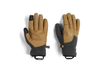 Image of Outdoor Research Flurry Driving Gloves - Mens, Charcoal, Small, 3005530890006