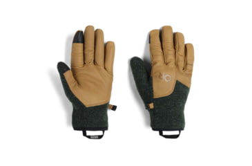 Image of Outdoor Research Flurry Driving Gloves - Mens, Grove, Small, 3005532445006