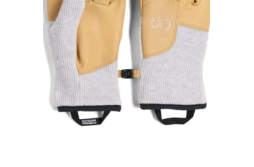 Image of Outdoor Research Flurry Driving Gloves - Womens, Grey Heather, Medium, 3005541050007