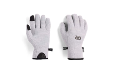 Image of Outdoor Research Flurry Sensor Gloves - Womens, Grey Heather, Large, 2448881050008