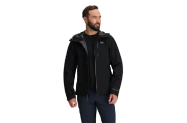 Image of Outdoor Research Foray 3L Jacket - Mens, Black, M, 3220880001007