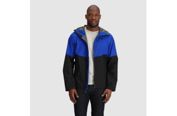 Image of Outdoor Research Foray II Jacket - Mens, Topaz/Black, Medium, 2876152566007