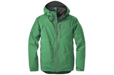 Image of Outdoor Research Foray Jacket, Men's, Aloe/Charcoal, XXL 242926-aloe/charcoal-XXL