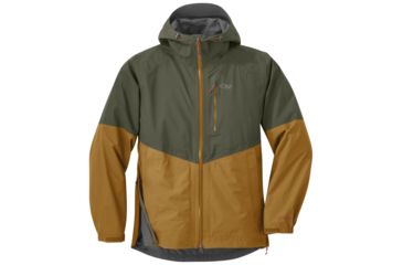 Image of Outdoor Research Foray Jacket - Mens, Juniper/Curry, Small, 2680801457006